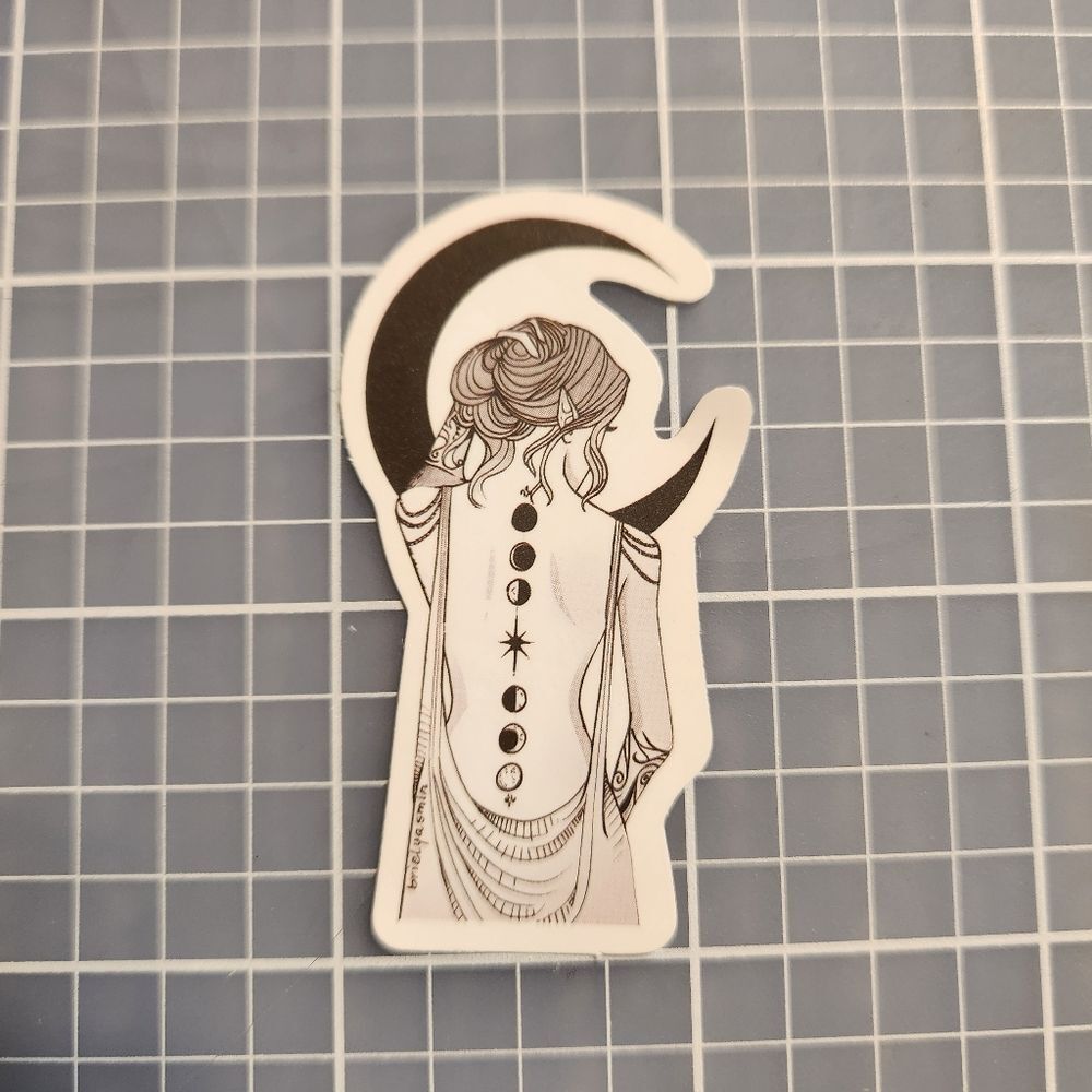 10/$10 Sticker Celestial Moon Goddess